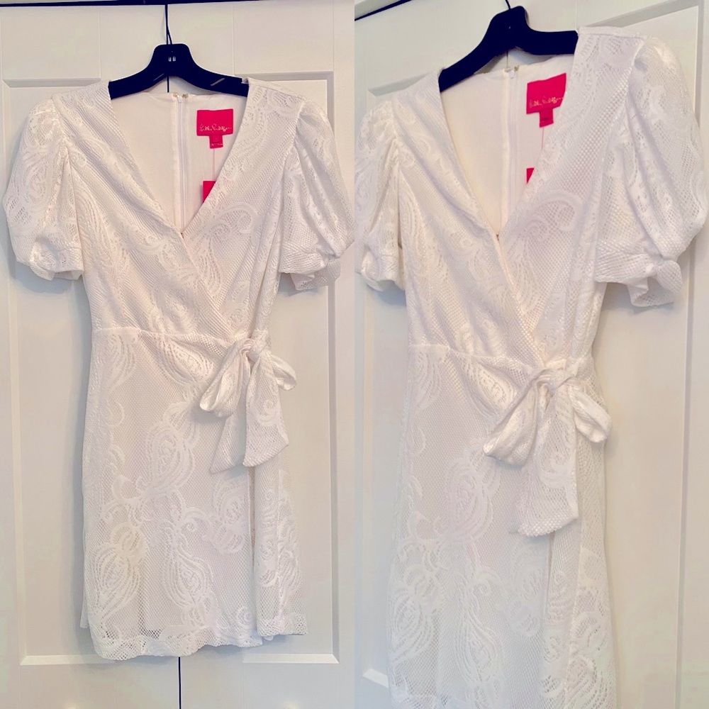 Jasleen Romper in Resort White Jellyfish Critter Crochet Sz S NWT